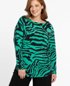 Yoek Wijde tuniek VERDI | Groen | Maat 50/52