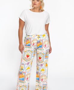 Yoek Broek TROPICANA | Beige | Maat 46/48