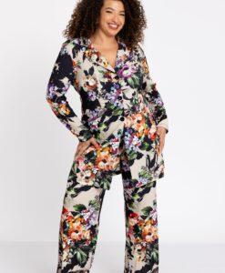 Yoek Broek lang BOUQUET | Bruin | Maat 54/56