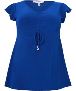 Yoek Top | Indigo | Maat 50/52