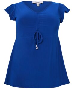 Yoek Top | Indigo | Maat 50/52