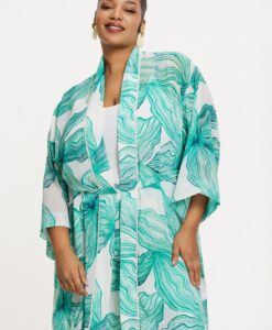 Yoek Kimono SEASTAR | Turquoise | Maat 50/52