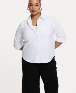 Yoek Blouse STRETCH | Wit | Maat 38/40