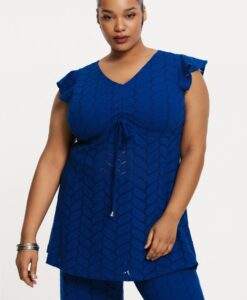 Yoek Tuniek ajour MARE | Indigo | Maat 58/60