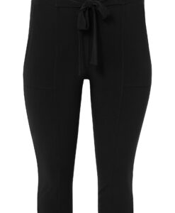 Yoek Capri broek | Zwart | Maat 54/56