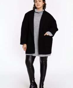 Yoek Jas met details | Zwart | Maat 46/48