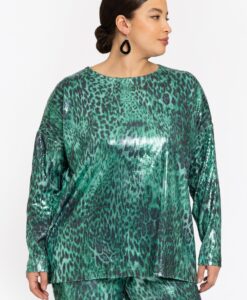 Yoek Top MOIRA | Groen | Maat 42/44