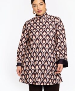 Yoek Tuniek wide bottom GOCCIA | Paars | Maat 46/48