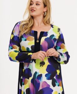Yoek Jurk LUSH | Paars | Maat 46/48