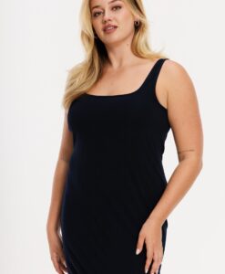 Yoek Jurk | Blauw | Maat 54/56