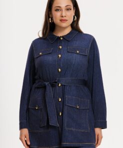 Yoek Jasje DENIM | Blauw | Maat 50/52