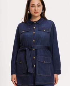 Yoek Jasje DENIM | Blauw | Maat 50/52