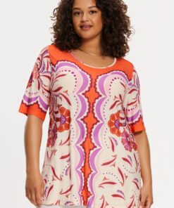 Yoek Tuniek FLAMINGO | Oranje | Maat 50/52