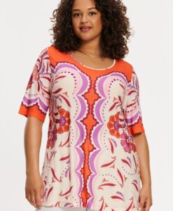 Yoek Tuniek FLAMINGO | Oranje | Maat 50/52