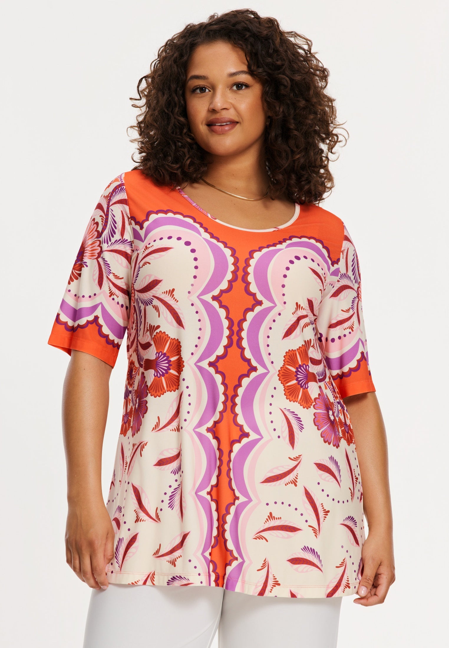 Yoek Tuniek FLAMINGO | Oranje | Maat 50/52