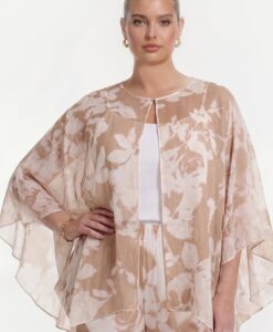 Yoek Bolero BLURRED ROSES | Licht Bruin | Maat 54/56