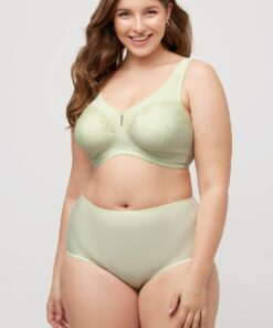 Grote Maten Steun beha, Dames, beige, Maat: 115E, Synthetische vezels/Katoen, Ulla Popken