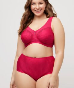 Grote Maten Steun beha, Dames, roze, Maat: 105F, Synthetische vezels/Katoen, Ulla Popken