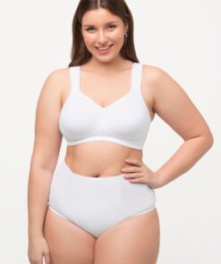 Grote Maten pantybroekje, Dames, wit, Maat: 62/64, Katoen/Synthetische vezels/Elastaan, Ulla Popken