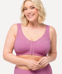 Grote Maten comfortbeha Kelly, Dames, roze, Maat: 95E, Synthetische vezels/Elastaan, Ulla Popken