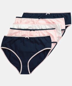 Grote Maten Midislips, Dames, roze, Maat: 66/68, Katoen, Ulla Popken