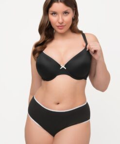 Grote Maten Beugel BH, Dames, zwart, Maat: 95E, Synthetische vezels/Elastaan, Ulla Popken