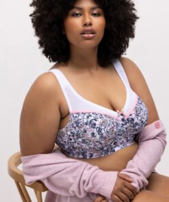Grote Maten Steun beha, Dames, beige, Maat: 105C, Synthetische vezels, Ulla Popken