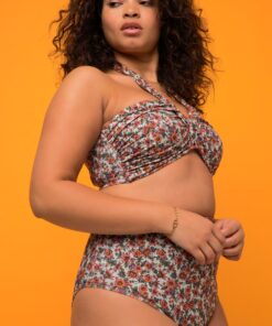 Grote Maten Bikini top, Dames, groen, Maat: 44, Synthetische vezels/Elastaan, Studio Untold