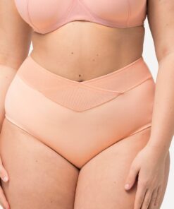 Grote Maten Shaping-maxislip, Dames, oranje, Maat: 62/64, Synthetische vezels/Elastaan, Ulla Popken