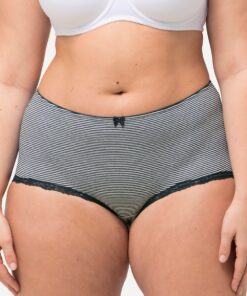 Grote Maten Hipster, Dames, blauw, Maat: 42/44, Katoen/Synthetische vezels/Elastaan, Ulla Popken