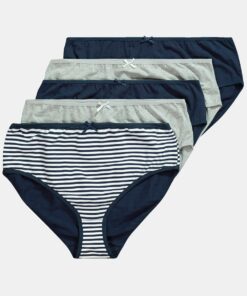 Grote Maten Midi-slips, Dames, blauw, Maat: 62/64, Katoen, Ulla Popken