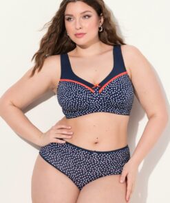 Grote Maten Steun beha, Dames, blauw, Maat: 120F, Synthetische vezels, Ulla Popken