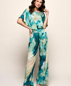 Abigail Print Top Blauw