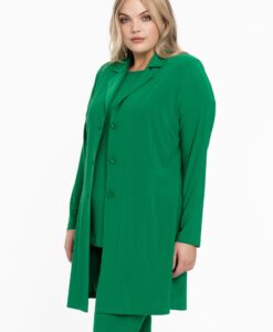 Yoek Blazer long | Groen | Maat 50/52