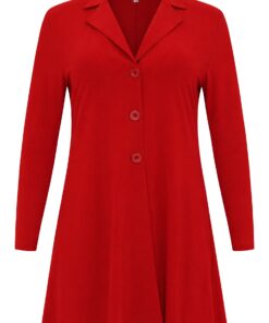 Yoek Blazer A-lijn | Rood | Maat 58/60