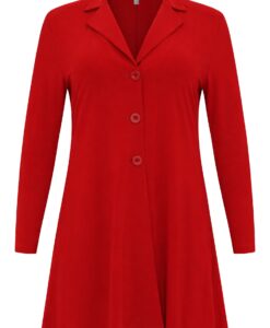 Yoek Blazer A-lijn | Rood | Maat 58/60