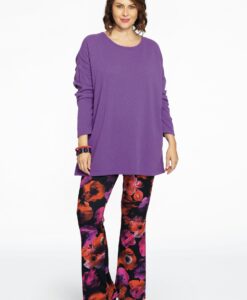 Yoek Trui vierkant cashmere | Paars | Maat 38/40