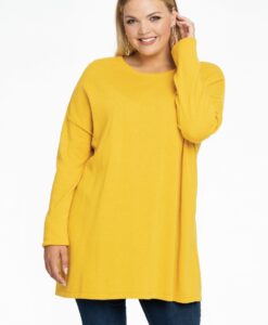 Yoek Trui vierkant cashmere | Geel | Maat 42/44