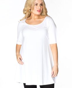 Yoek Tuniek wide bottom | Wit | Maat 50/52