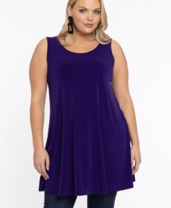 Yoek Top wide bottom | Paars | Maat 46/48