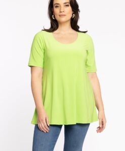 Yoek Tuniek flare | Groen | Maat 38/40