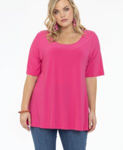 Yoek Tuniek flare | Roze | Maat 42/44