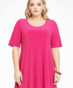 Yoek Tuniek wide bottom | Roze | Maat 42/44