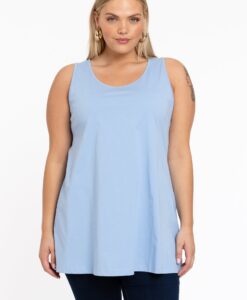 Yoek Top flare | Licht Blauw | Maat 38/40