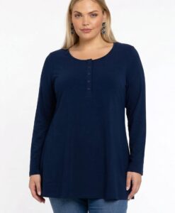 Yoek Tuniek flare knopen | Blauw | Maat 38/40