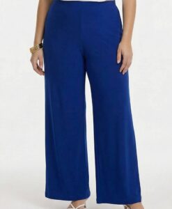 Yoek Wijde broek | Indigo | Maat 42/44