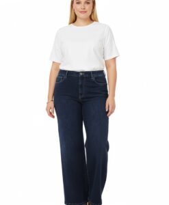 Yoek Jeans 5 pockets wide leg | Donker Blauw | Maat 52