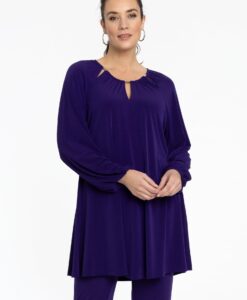 Yoek Tuniek wide bottom | Paars | Maat 46/48