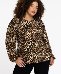 Yoek Tuniek flare SERENGETI | Bruin | Maat 46/48