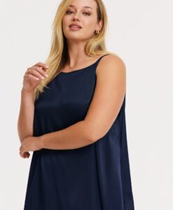 Yoek Maxi-jurk MORNING MUSE | Blauw | Maat 38/40